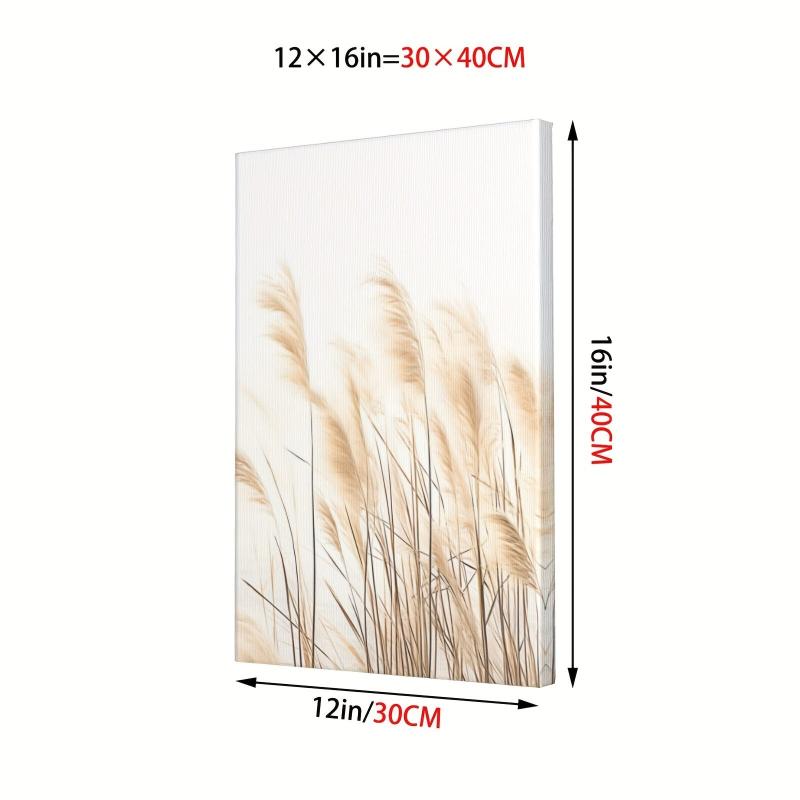 Framed Nordic Canvas Print Poster Flowers Artwork Wall Painting