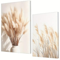 Framed Nordic Canvas Print Poster Flowers Artwork Wall Painting