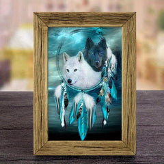 Wolf Diamond Painting Animal Art Home Gift Frameless