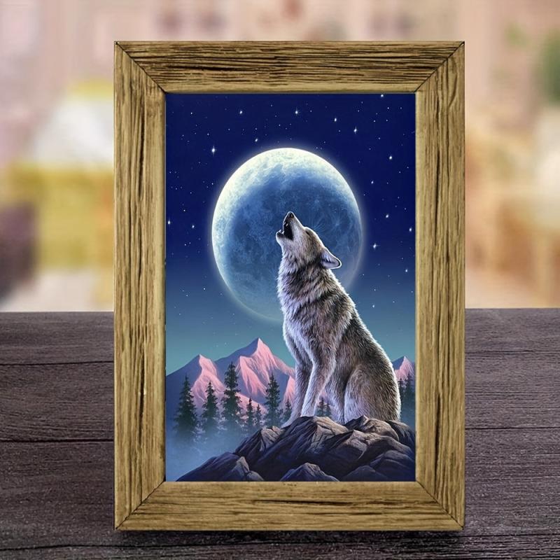Wolf Diamond Painting Animal Art Home Gift Frameless