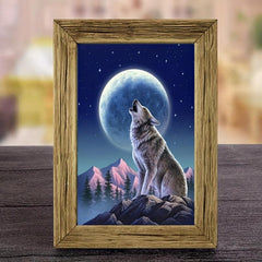 Wolf Diamond Painting Animal Art Home Gift Frameless