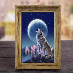 Wolf Diamond Painting Animal Art Home Gift Frameless