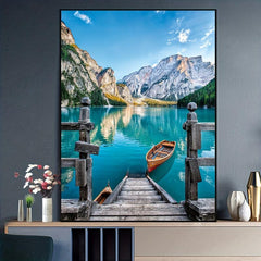 5D DIY Rhinestone Painting Kit Full Drill Round Drill 5D Art Mosaic Landscape