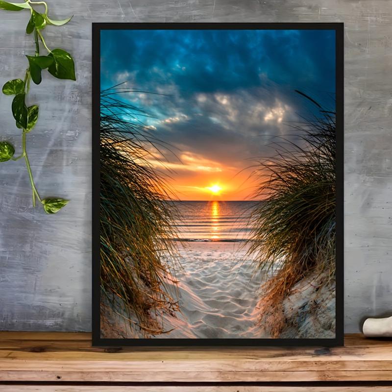5D DIY Rhinestone Painting Kit Full Drill Round Drill 5D Art Mosaic Landscape