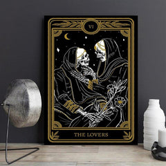 Canvas Poster Modern Art Yellow Tarot Card Ideal Gift For Bedroom Decor Wall Art