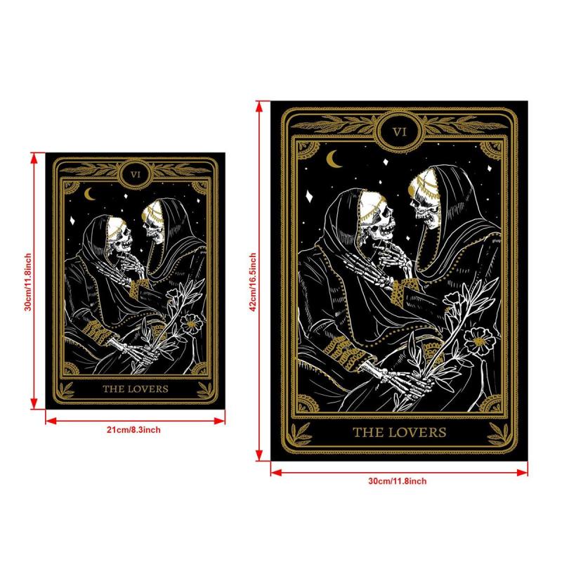 Canvas Poster Modern Art Yellow Tarot Card Ideal Gift For Bedroom Decor Wall Art