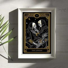Canvas Poster Modern Art Yellow Tarot Card Ideal Gift For Bedroom Decor Wall Art