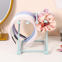 Desktop Hair Tie Holder Foldable Headband Storage Stand