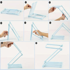 Desktop Hair Tie Holder Foldable Headband Storage Stand