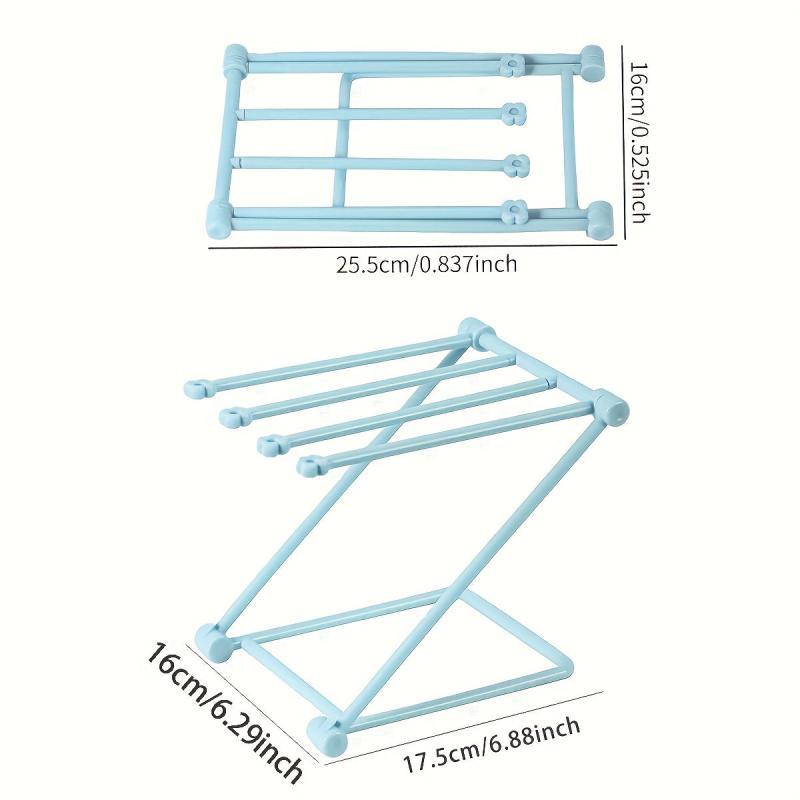 Desktop Hair Tie Holder Foldable Headband Storage Stand
