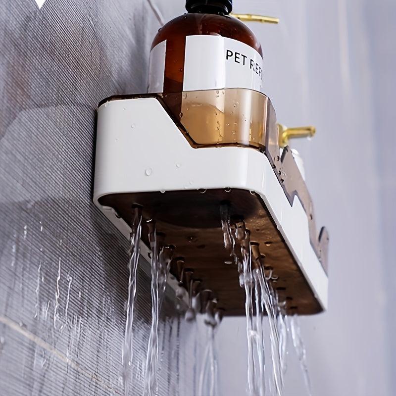 Adhesive Bathroom Shower Shelf Caddy Organizer, No Drilling