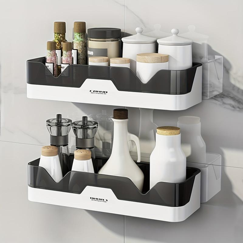 Adhesive Bathroom Shower Shelf Caddy Organizer, No Drilling