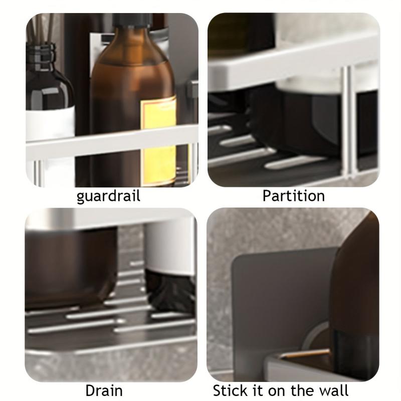 Wall Mounted Cosmetics & Toiletry Organizer for Easy Access