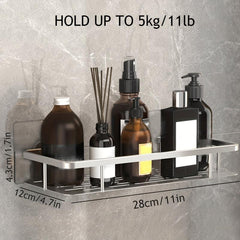Wall Mounted Cosmetics & Toiletry Organizer for Easy Access
