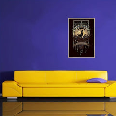 Halloween Rabbit Canvas Poster Modern Art