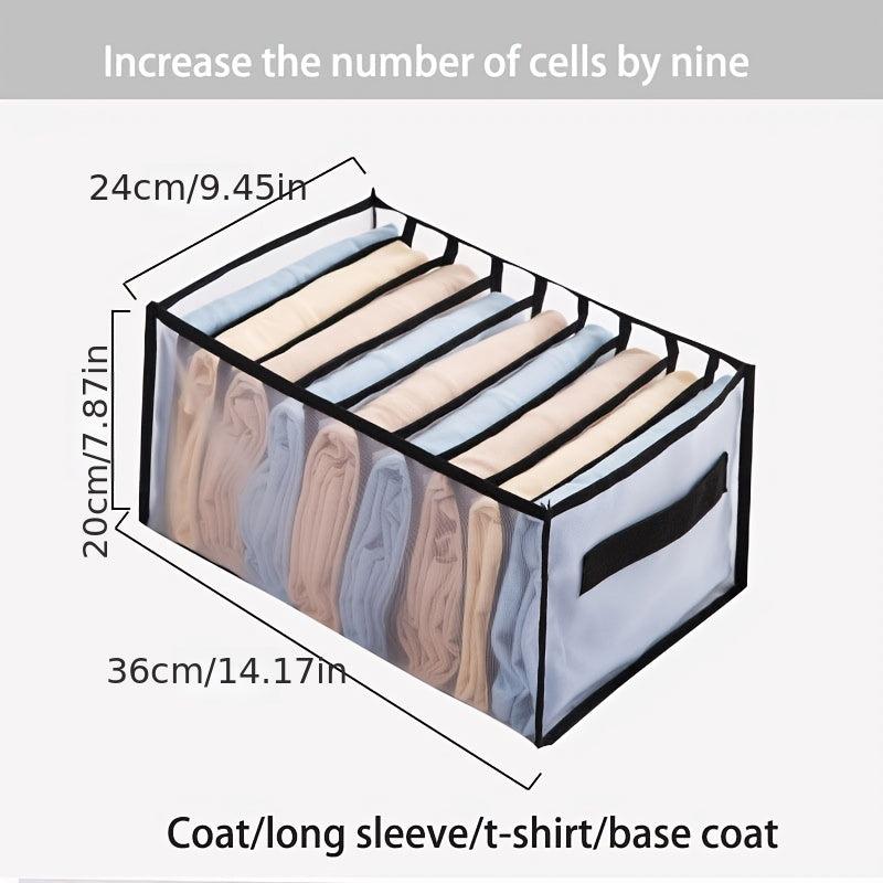 Nine Compartment Storage Bag Organizer