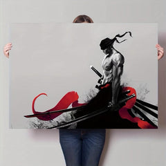 Canvas Poster Vintage Art Japanese Samurai Art Canvas Poster