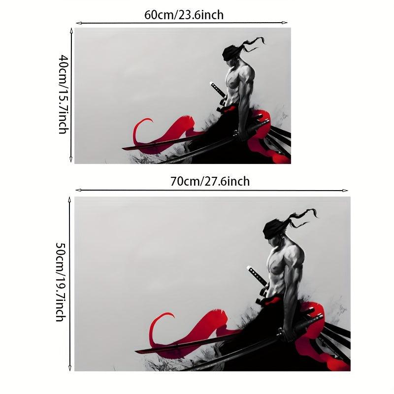 Canvas Poster Vintage Art Japanese Samurai Art Canvas Poster