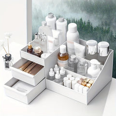 Cosmetics Storage Box Lipstick Drawer Shelf Dust-proof Sorting Cabinet