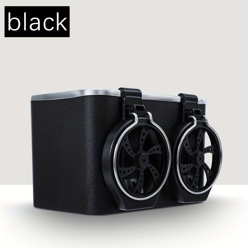 Car Tissue Box Organizer Armrest Cup Holder Wallet Cigarette Organizer Box