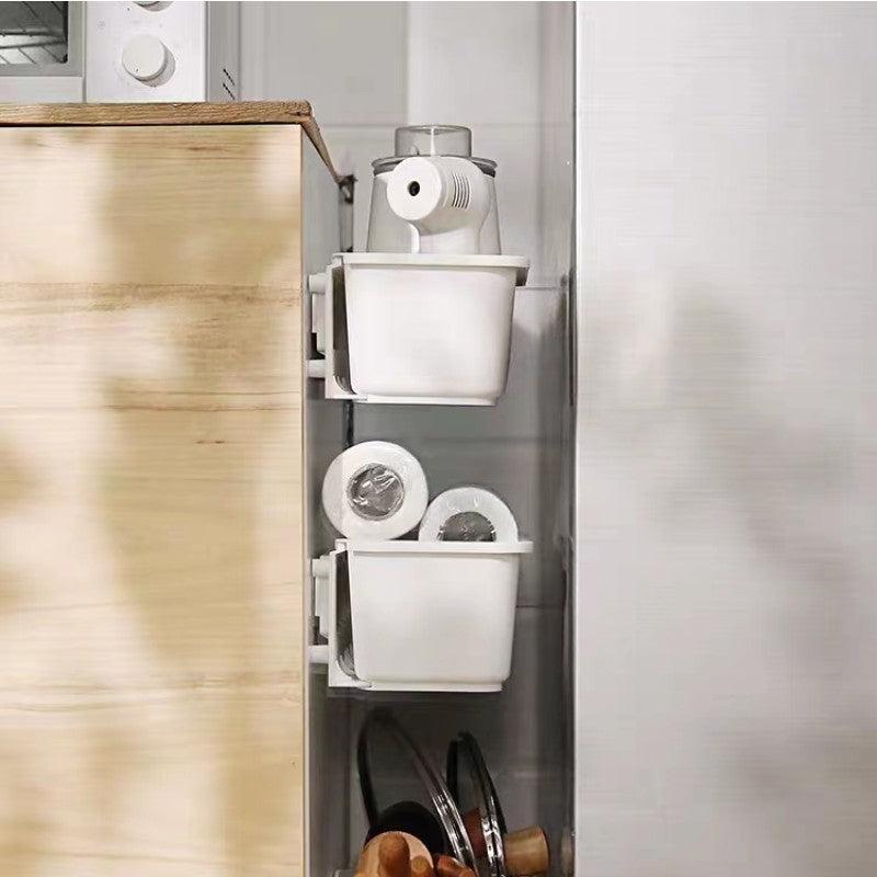 Pull Out Cabinet Storage Box Bathroom Kitchen Wall Mounted Storage Box
