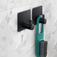 2pcs Stainless Steel Towel Hooks for Bathrooms and Kitchens
