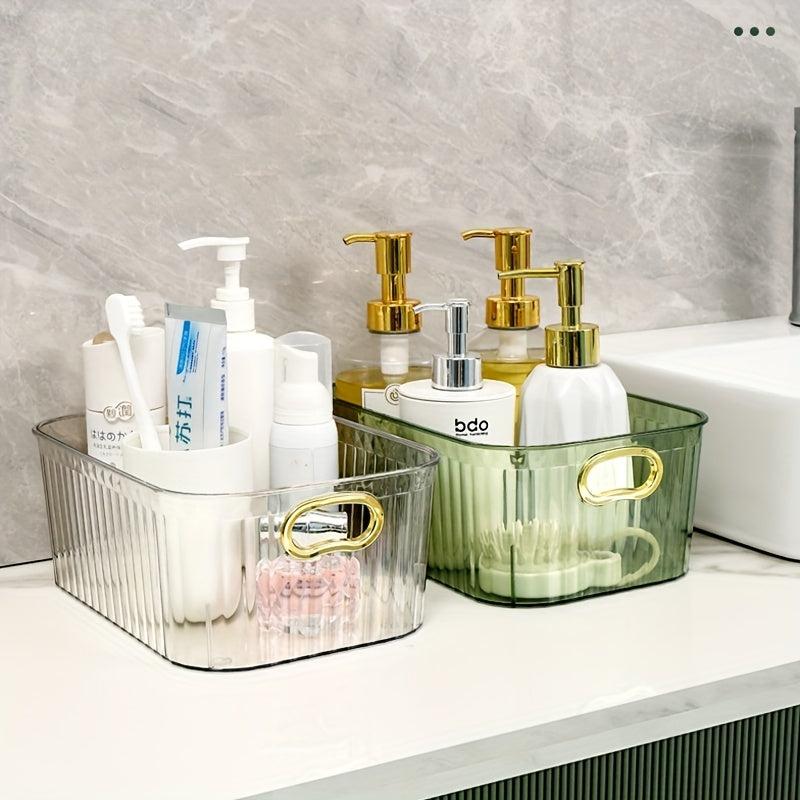 Plastic Cosm. Storage Box Light Transparent Organizer