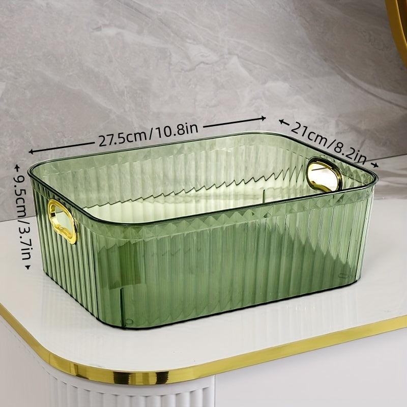 Plastic Cosm. Storage Box Light Transparent Organizer