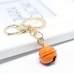 Candy Metal Cartoon Bell Keychain Bag Pendant Key Ring