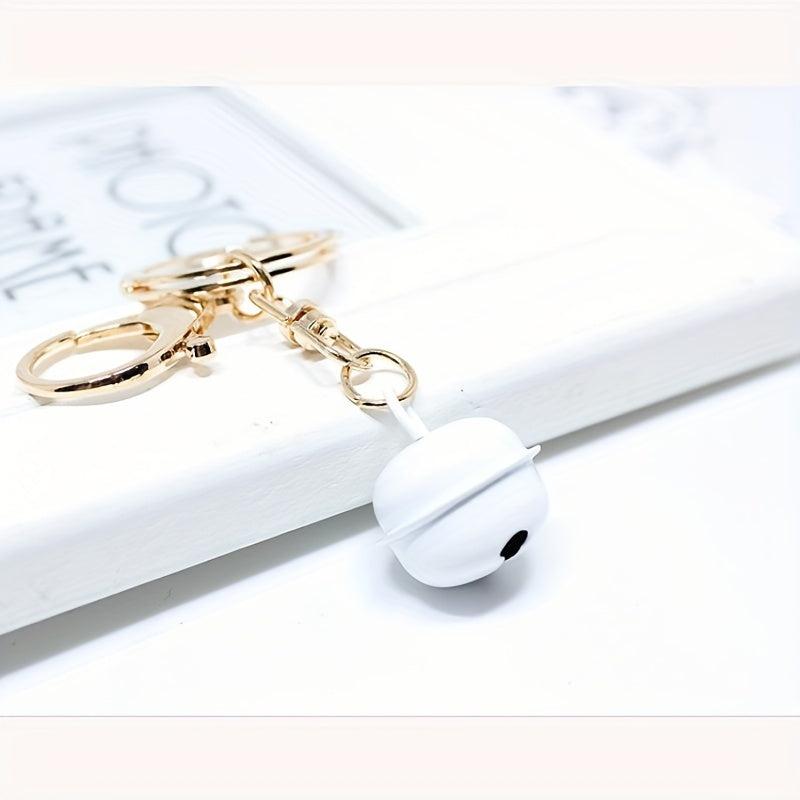 Candy Metal Cartoon Bell Keychain Bag Pendant Key Ring
