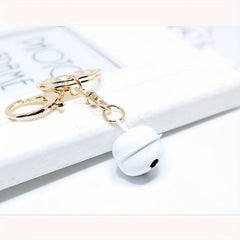 Candy Metal Cartoon Bell Keychain Bag Pendant Key Ring