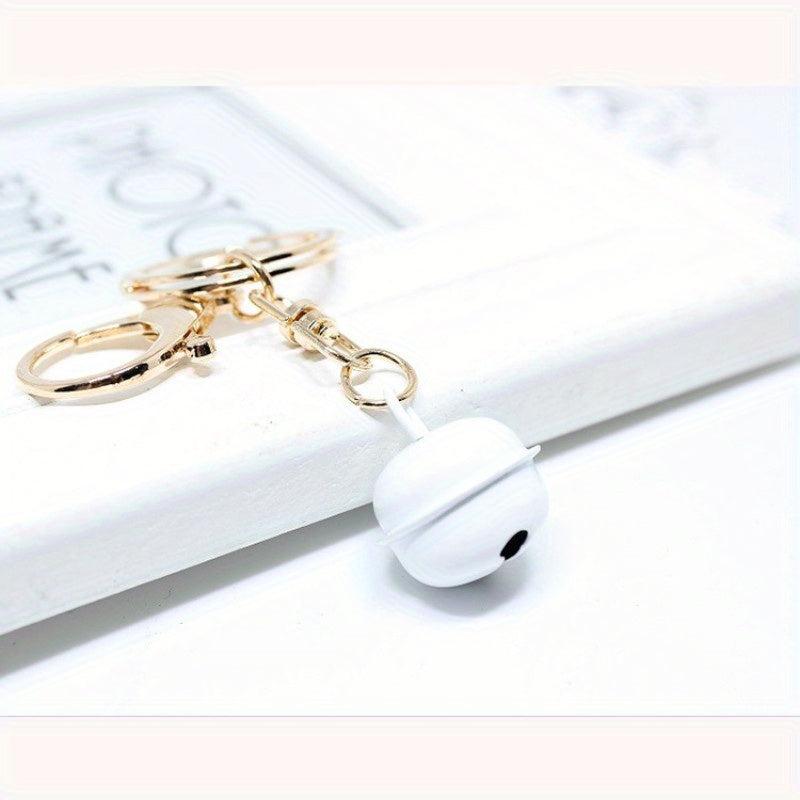 Candy Metal Cartoon Bell Keychain Bag Pendant Key Ring