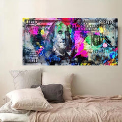 Modern Artistic Creativity US 100 Banknote Home Decor Canvas Painting