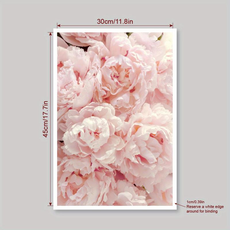 Romantic Pink Flowers Canvas Wall Art for Home Decor