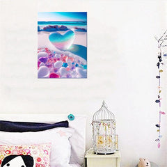 Love Beach Diamond Painting Kit - Full Drill Rhinestone Embroidery Landscape