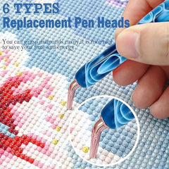 Diamond Painting Pen Set with Accessories and Comfort Grip