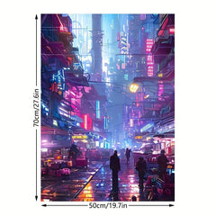 Canvas Poster Cyberpunk Nights Wall Decoration Gift