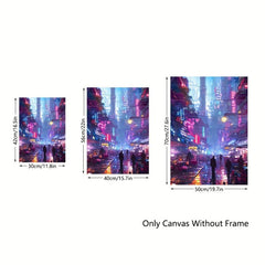 Canvas Poster Cyberpunk Nights Wall Decoration Gift