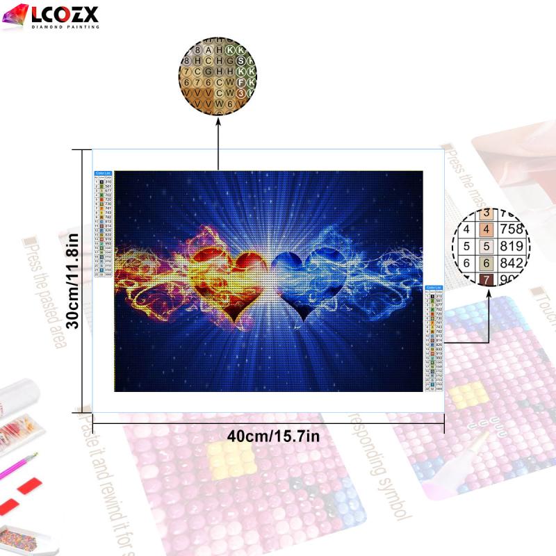 Sky Love Round Diamond Full Of Diamonds DIY Diamond Painting Set