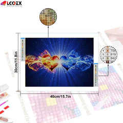 Sky Love Round Diamond Full Of Diamonds DIY Diamond Painting Set