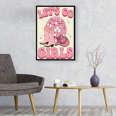 Canvas Poster American West Western Music Nashville Cowboy Western Poster