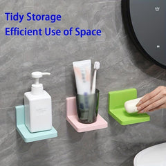 3pcs Wall Mounted Floating Shelves Bathroom Storage Rack Organizer