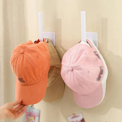 Plastic Wall Hanging Hat Holder Adhesive L Shaped Wall Hook