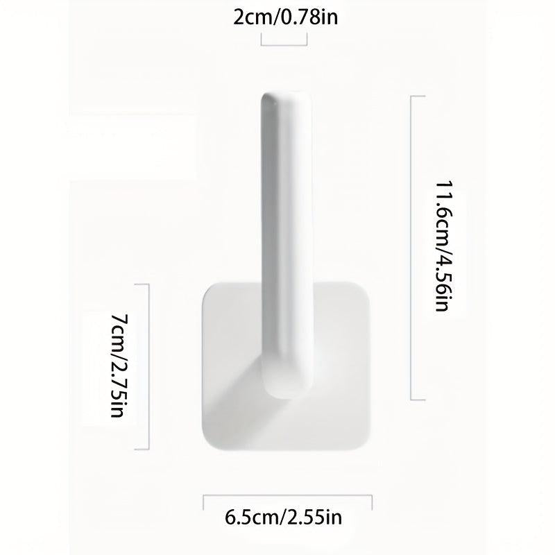 Plastic Wall Hanging Hat Holder Adhesive L Shaped Wall Hook