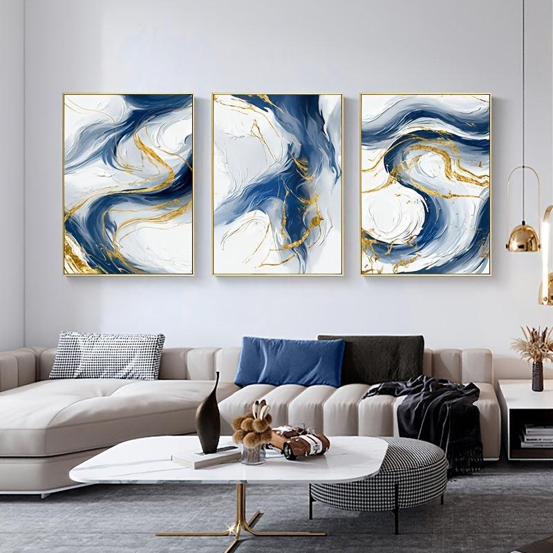 3pcs Abstract Art Canvas Painting Poster Contemporary Wall Pict