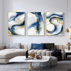 3pcs Abstract Art Canvas Painting Poster Contemporary Wall Pict