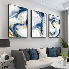 3pcs Abstract Art Canvas Painting Poster Contemporary Wall Pict