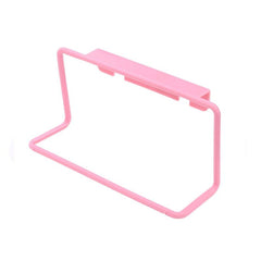 Plastic Bag Holder Multifunctional Towel Rack Cabinet Door Hanging Frame