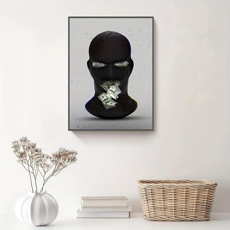 Money Poster Art Pop Art Motivational Image Print Office Decor Abstract