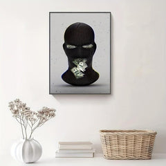 Money Poster Art Pop Art Motivational Image Print Office Decor Abstract